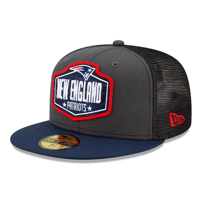 New England Patriots NFL Draft 59FIFTY Lippis Harmaat - New Era Lippikset Verkossa FI-146238